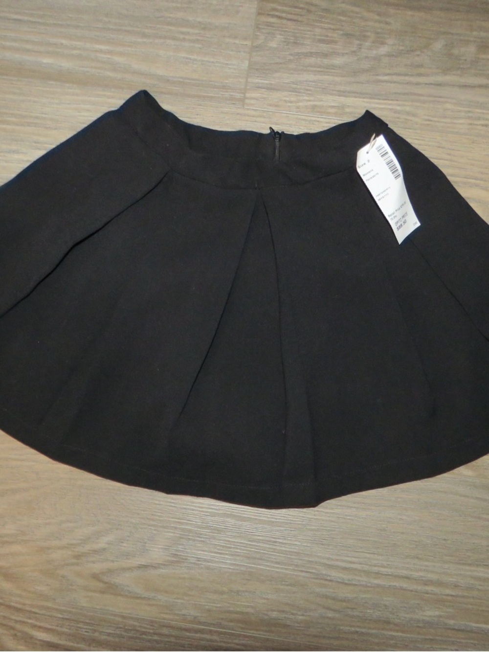Classic Black Pleated Mini Skirt